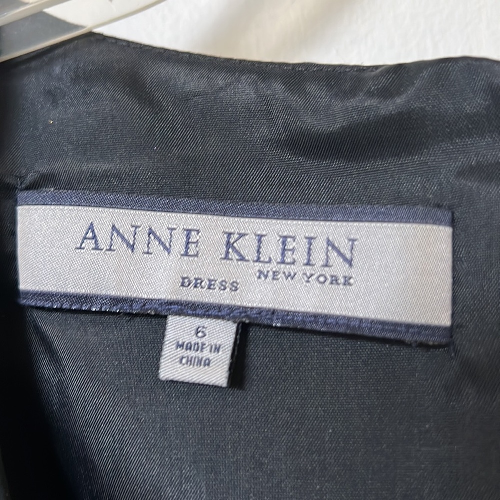 Ann Klein embroidered sequin dress - Picture 5 of 10